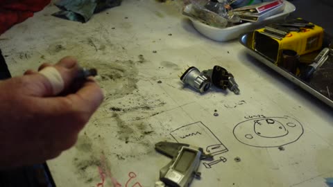 All Keyed Up! Got a new Lucas 30608 & the hole was missing to lock in the lock cylinder! Fixed it...