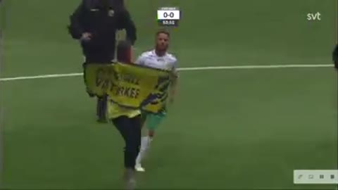 Sweden: Climate Radicals Sabotage Professional Soccer Match