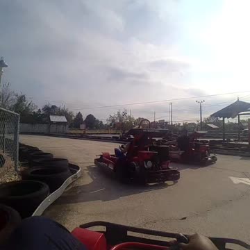 Driving go kart