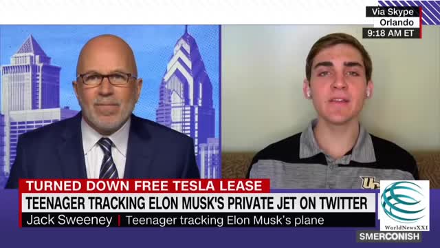 Teen tracking Elon Musk's jet explains why he's doing it