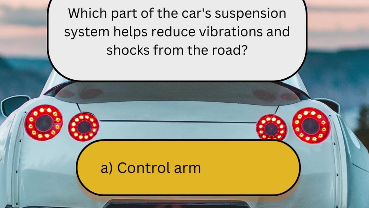 Basic Car knowledge question 10