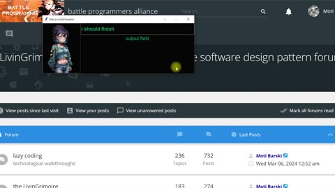 livingrimoire AGI software design pattern being based