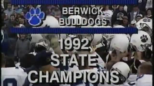 12-19-1992 PIAA Class AAA State Title Game - Berwick Bulldogs Vs. Blackhawk Cougars