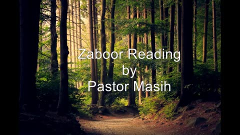 Zaboor 1 20 Urdu Reading by Pastor Michael Masih