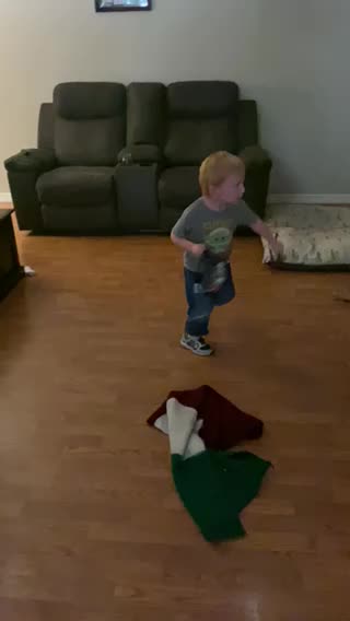 3 year old son living life!