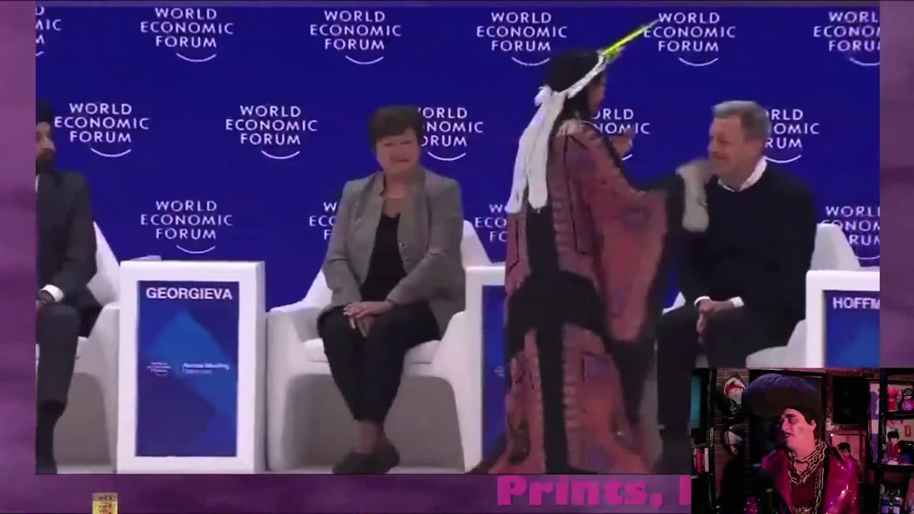 Shaman Invited to Spread Pandemic X at WEF