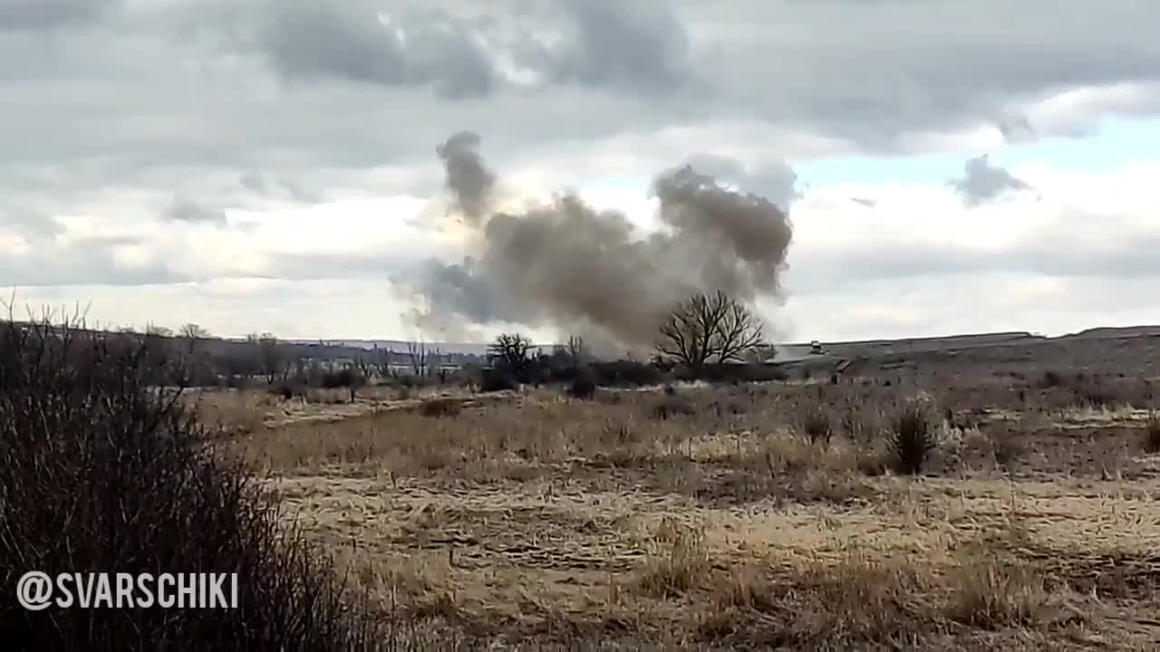 TOS Firing in Avdiivka