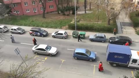 Serbia Priests Bless Streets From Tractor Against COVID