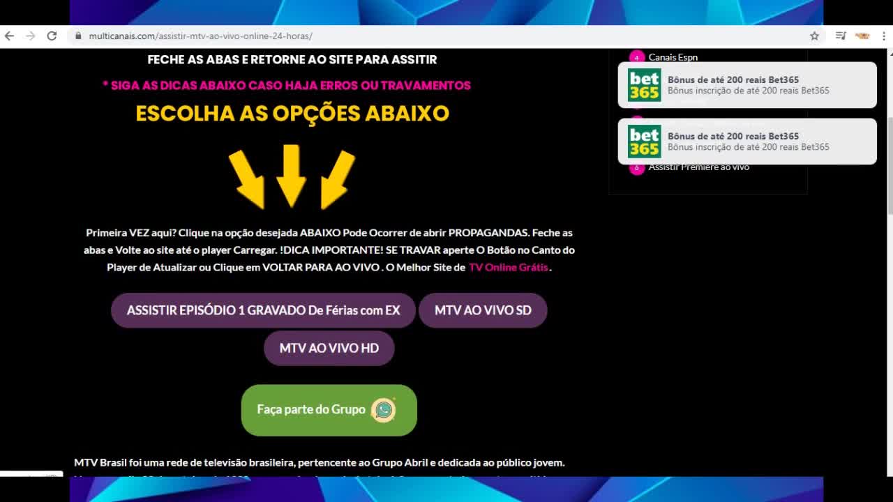 Como assistir De férias de graça. Saiba como.!💰