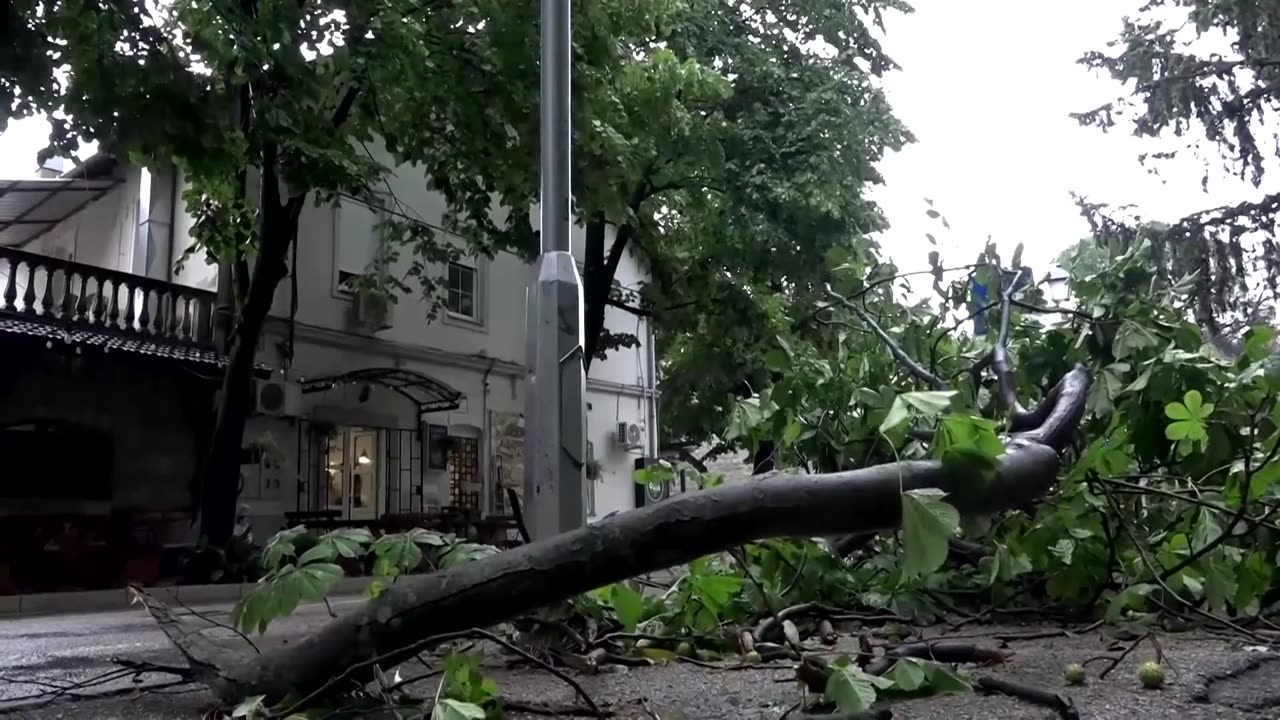 Storms cause damage across the Balkans