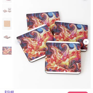 My store artwork and fashion designs on my products