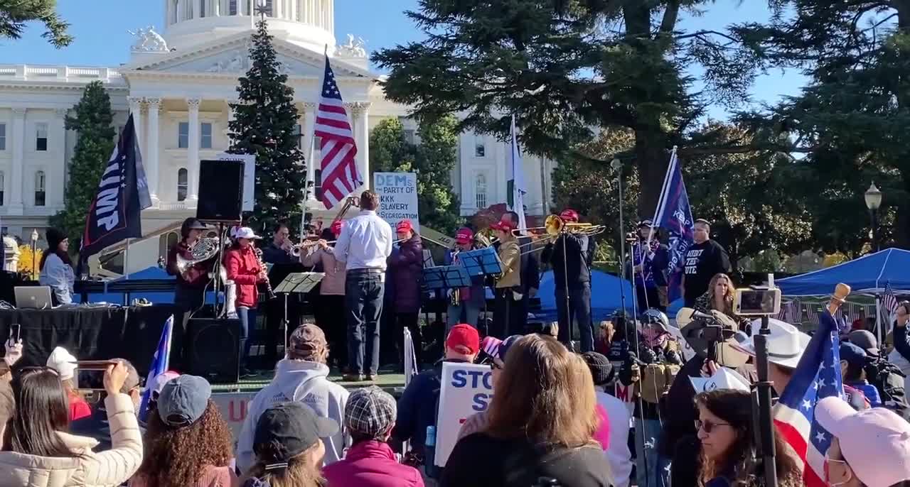 StopTheSteal _ California State Capitol Protest Sacramento, CA Week 4 November 28, 2020 IMG 2816