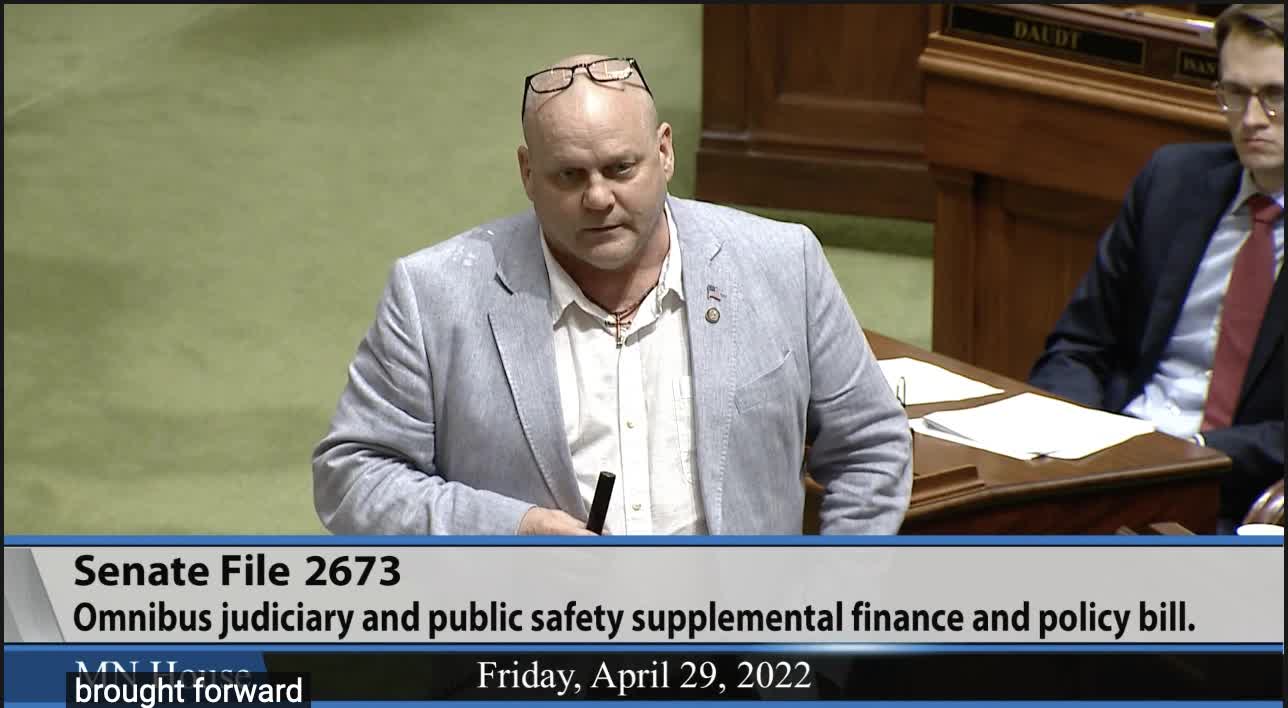 Rep. Matt Grossell (R) House Floor April 29. 2022 on PMKA