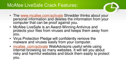 mcafee. com activate code