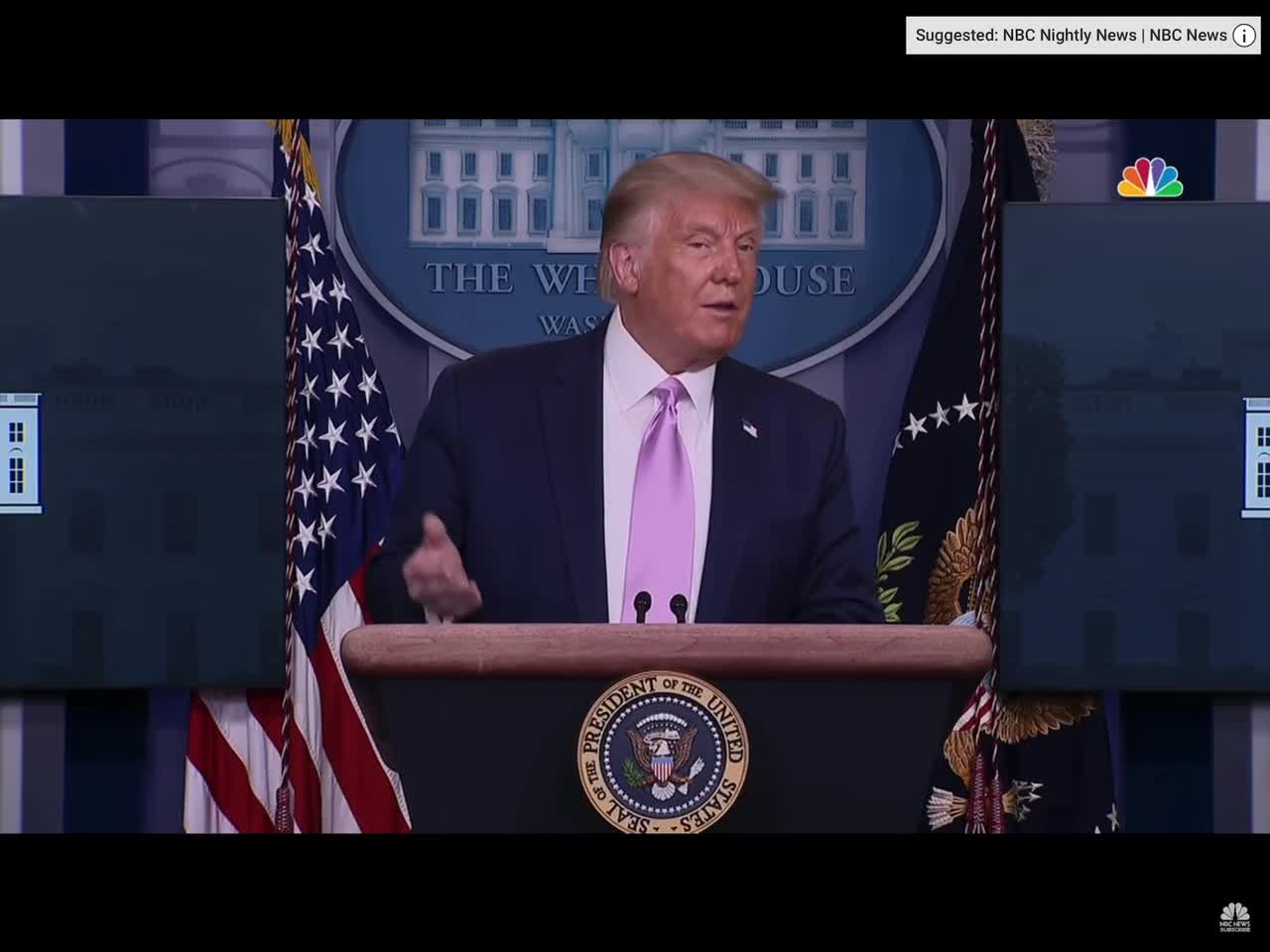 Reporter Asks Trump About Secretly Saving the World