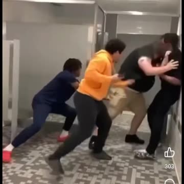 Group of gays jump a kid