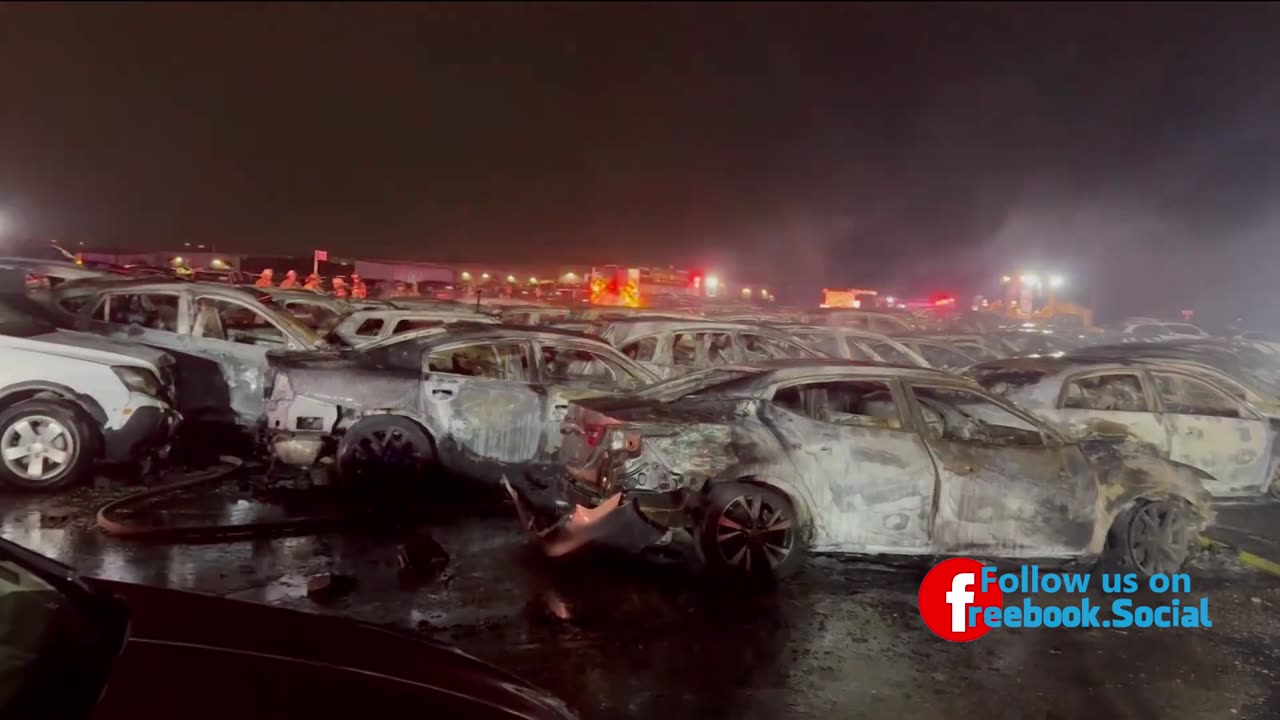 60 Cars Burn In North Texas