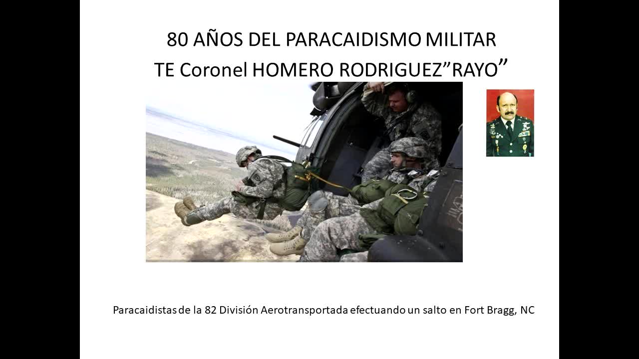 80 AÑOS PARACAIDISMO MILITAR