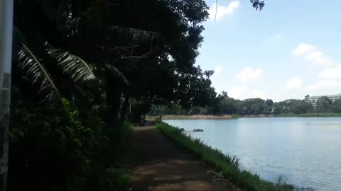 Enjoy Beauty Lake At Situ Gintung Indonesia