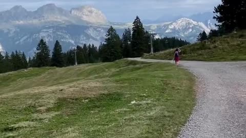 Hiking in the soothing Nature