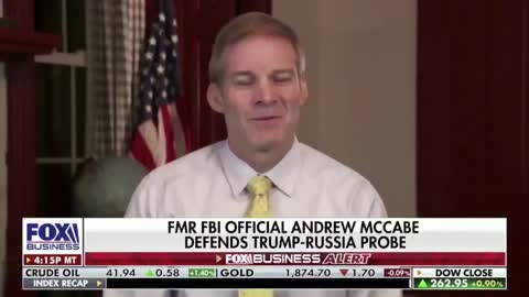 Jim Jordan on the disingenuous McCabe.