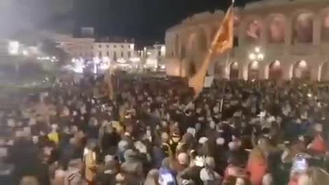 More protests in Italy against the green pass and