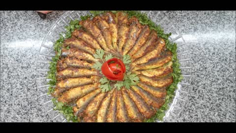 Fried sardines fish by turkish way" healthy,tasty"