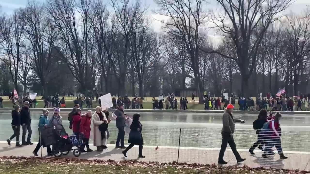 Hundreds Of Thousands Protest In DC At Defeat The Mandates