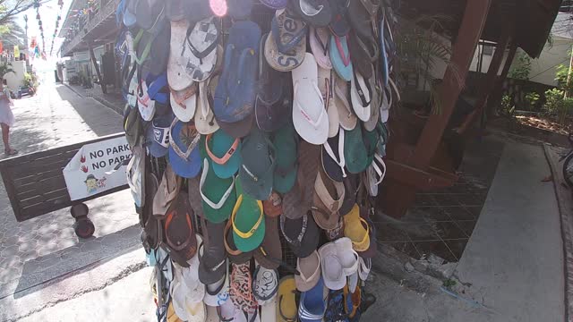 pillar of slippers