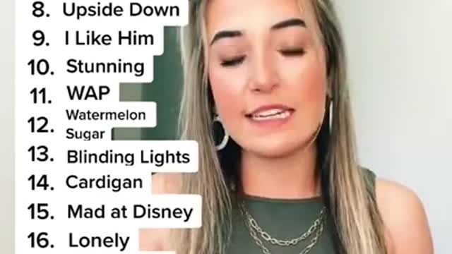 20 songs from 2020 in 1 minute
