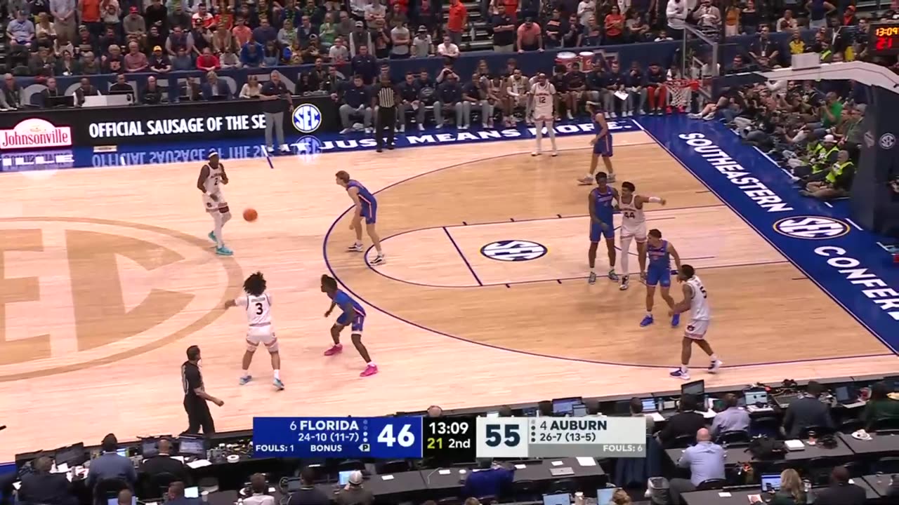 SEC TOURNAMENT 🏆 Florida Gators vs. Auburn Tigers