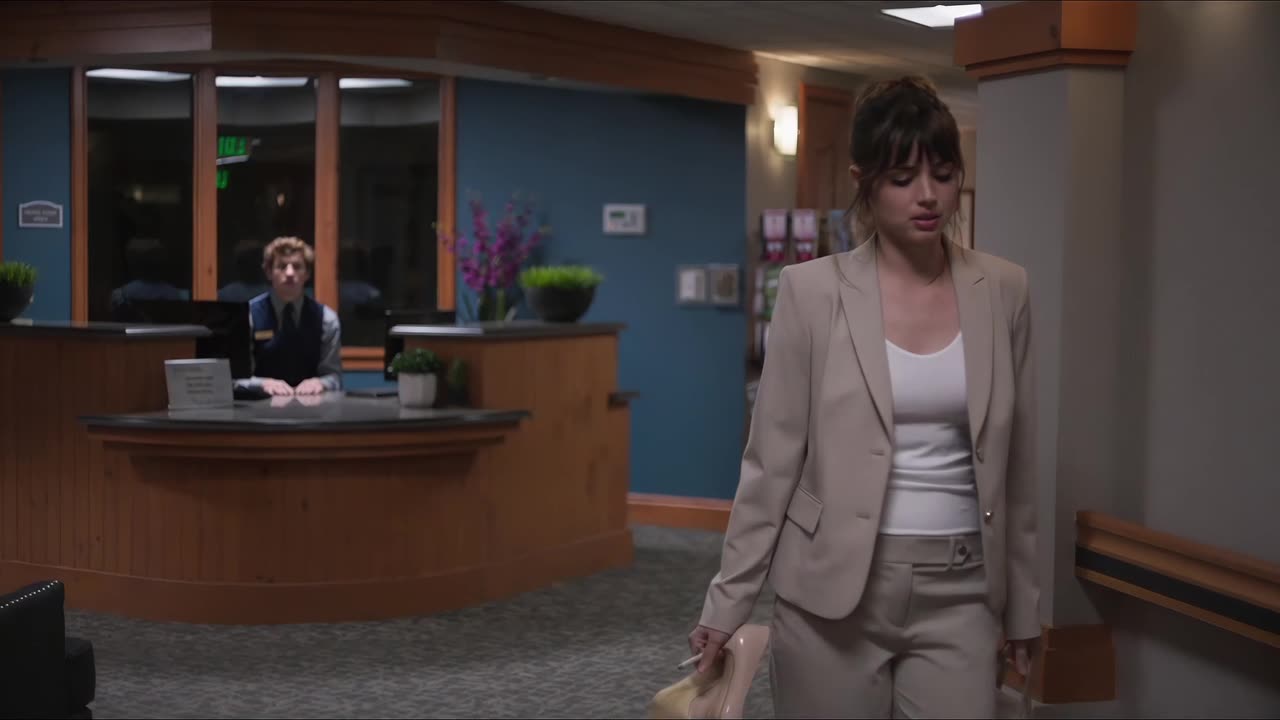 Ana de Armas The Night Clerk 2020 scene 3 remastered 4k