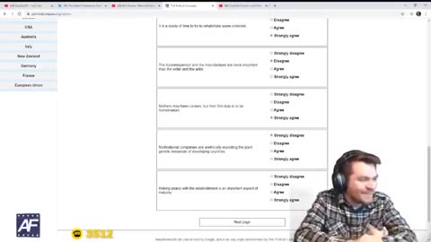 NICK FUENTES TAKES THE POLITICAL COMPASS TEST