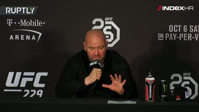 Dana White nakon meča Khabib - McGregor
