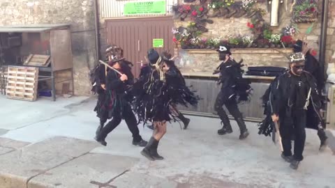 Beltane Border Morris - White Ladies Aston - Ship Inn, Teignmouth - 13 June 2013