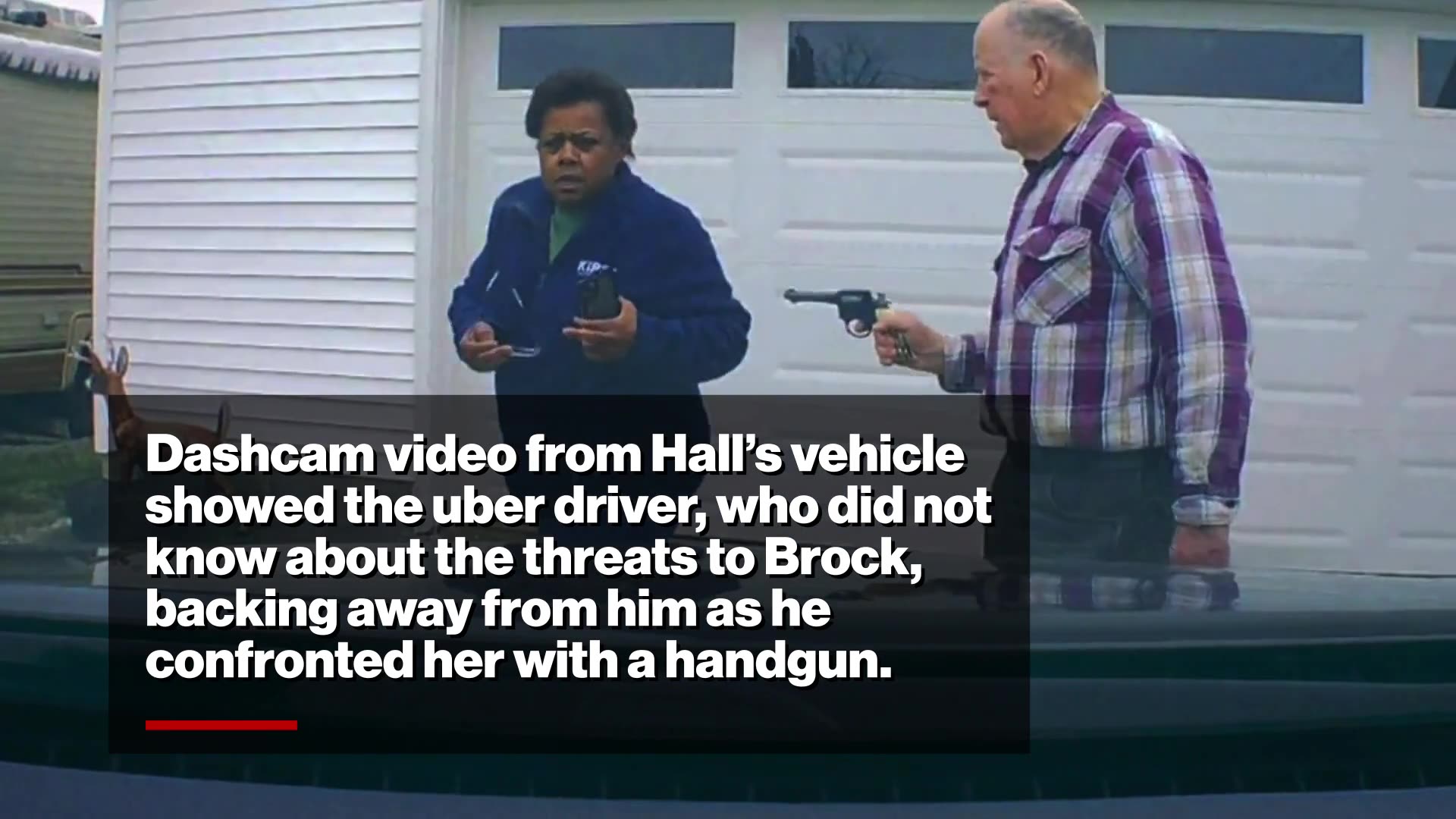 'I'm sure glad you guys are here': Moment scam victim greets cops after allegedly shooting innocent Uber driver