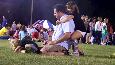 A dad's job is so hard