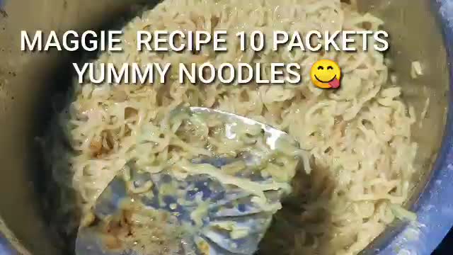 Maggie Recipe 10 Packets Yummy Noodles