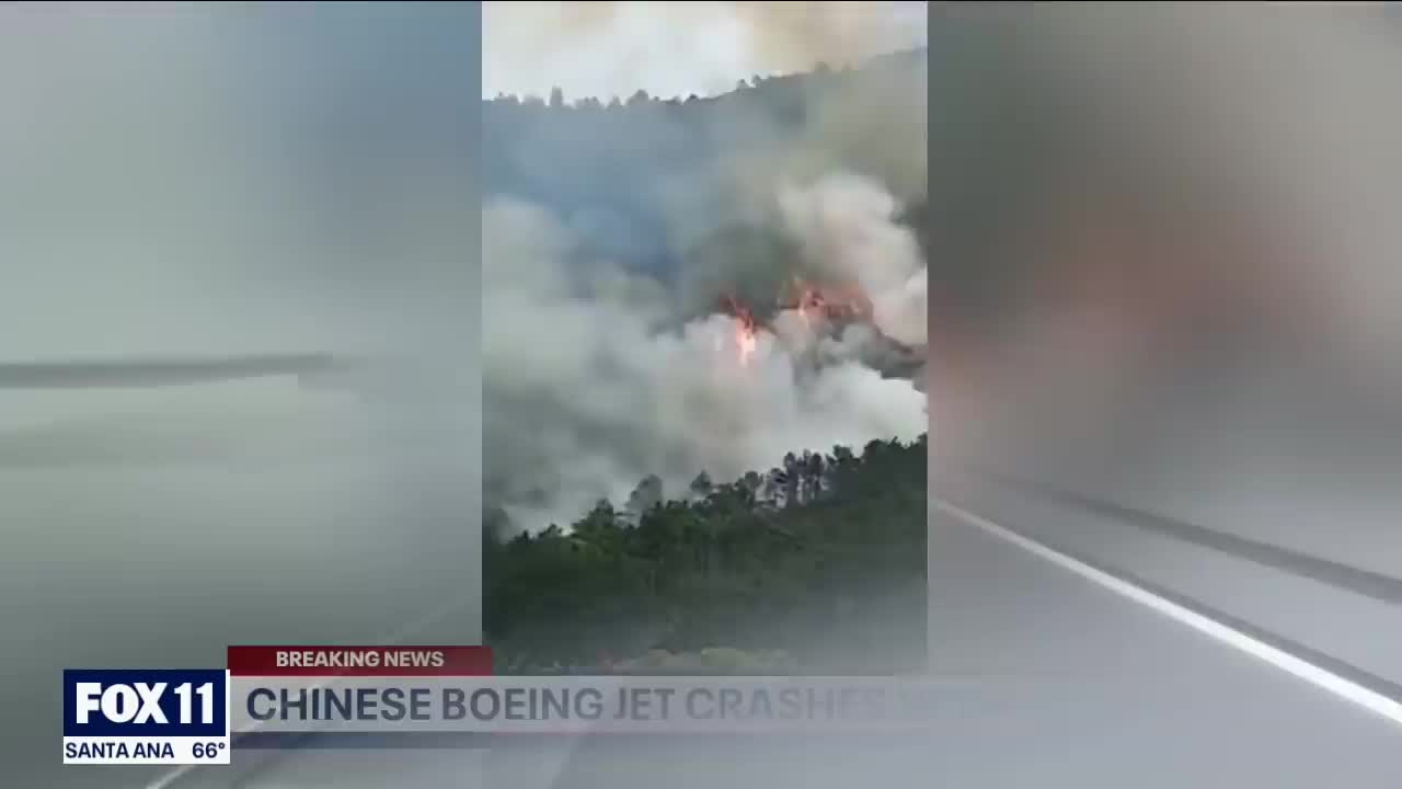 💨⭕China Eastern Boeing 737 plane crashes with 132 aboard in Guangxi province🔖