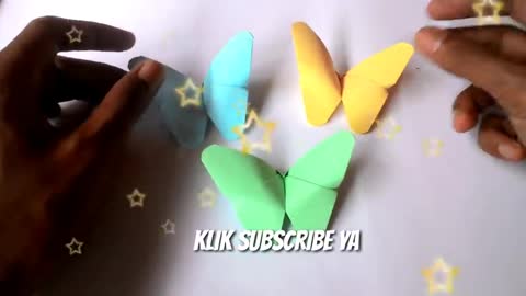 tutorial for making origami butterfly