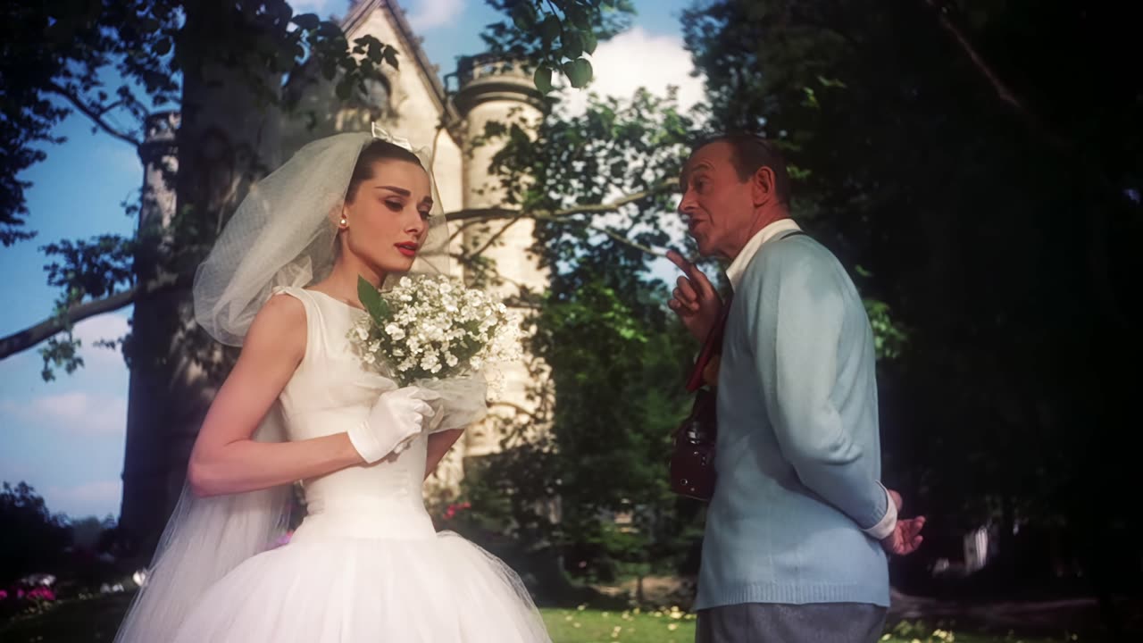 Audrey Hepburn Fred Astaire Funny Face 1957 He Loves and She Loves 4k