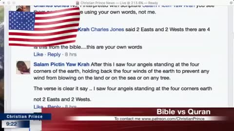 Christian Prince- Bible vs Quran?!?