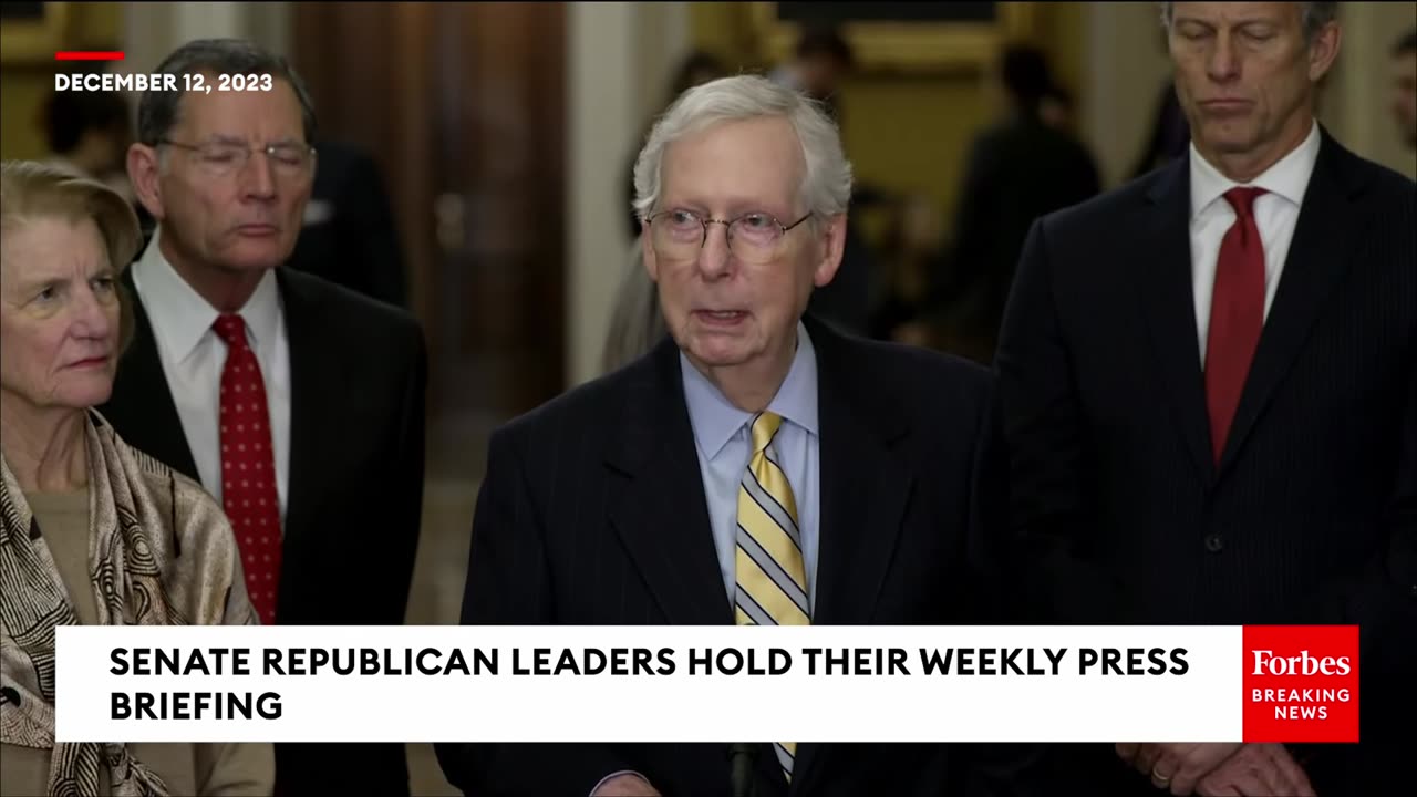 McConnell Says It's 'Practically Impossible' To Pass Ukraine Aid By Year's End As Zelensky Visits DC