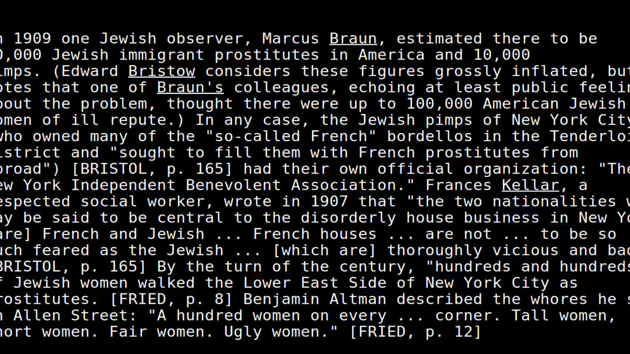Jews And White Slavery