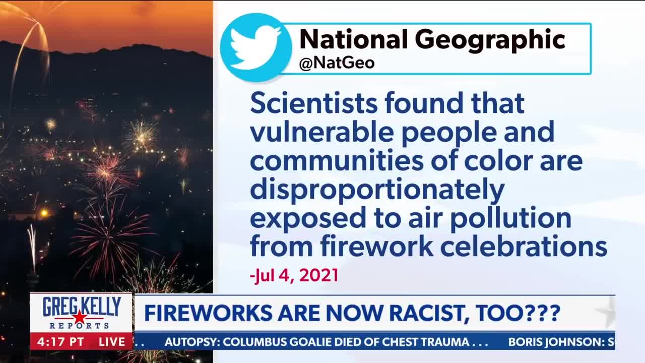 July Fourth and fireworks is now racist