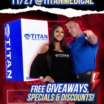 Titan Black Wednesday is coming!! Be ready to win on November 27th!