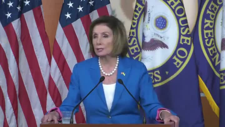 Pelosi: "We saved the planet. We’re saving the planet with record $360 billion to save the planet."