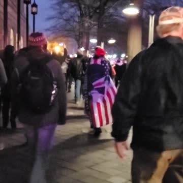 Patriot banging that drum of freedom