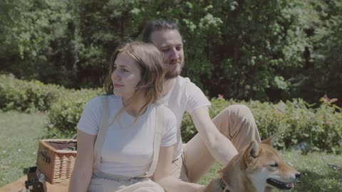 Couple Having A Picnic