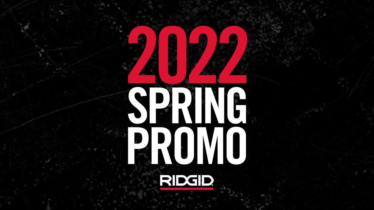 RIDGID K-50 2022 Spring Promo